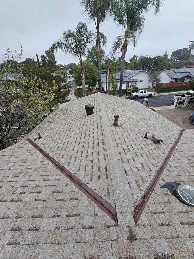 After: Shingle roof replacement, Northridge